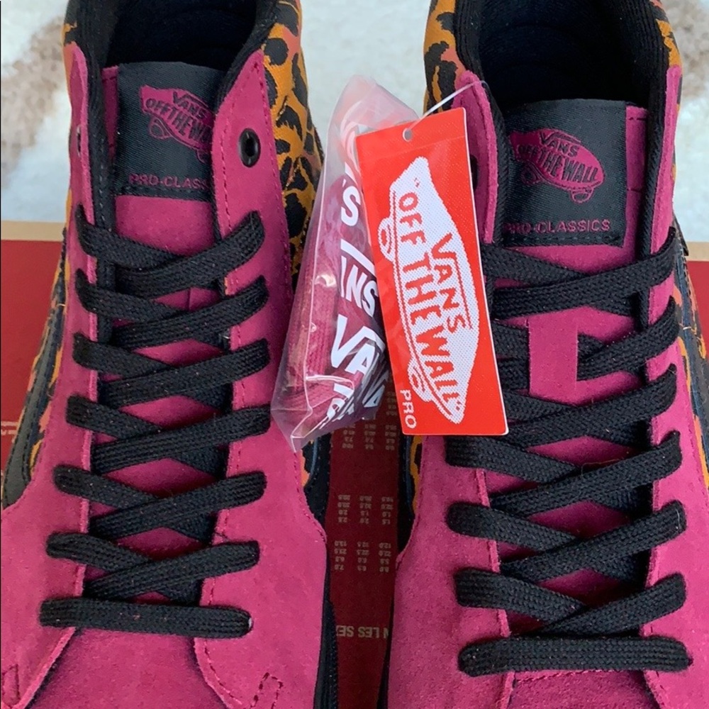 VANS SH8-HI PRO PUNK BEST RED/BLACK MEN’S - Picture 10 of 16